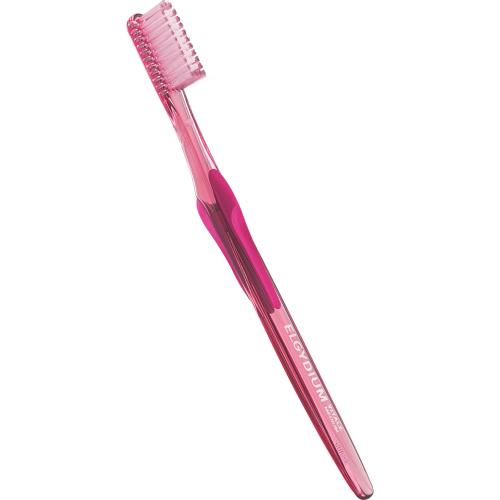 Elgydium Vitale Medium Toothbrush Φούξια Χειροκίνητη Οδοντόβουρτσα με Μέτριας Σκληρότητας Ίνες 1 Τεμάχιο